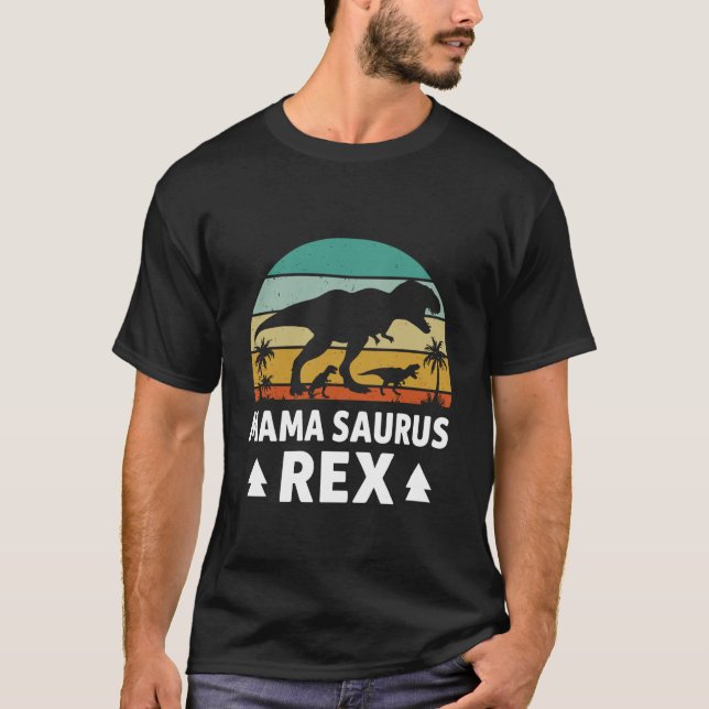 T-shirt Future Maman Mama Saurus REX Drôle Grossesse 1 (Devant)