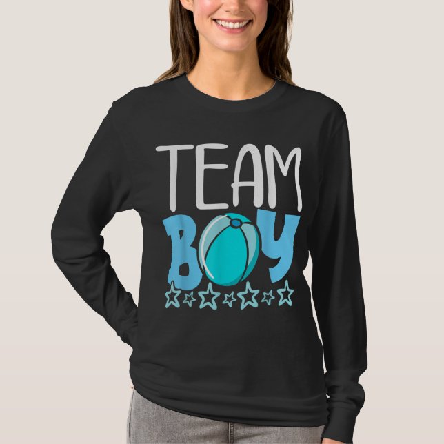 T-shirt Future Maman Papa Baby Faire-part Équipe Garçon Ge (Devant)