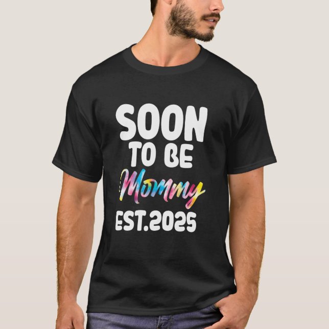 T-shirt future maman prévue 2025 maman (Devant)