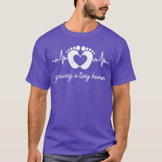 T-shirt Future maman qui fait grandir un petit humain drôl