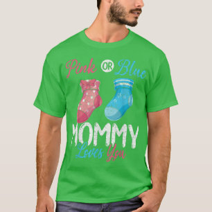 T-shirt Future Maman Rose Ou Bleue Maman Vous Aime Genre R