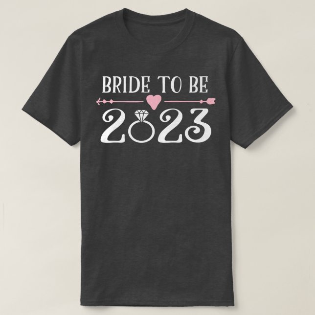 T-shirt Future Mariée 2023 Bague de Fiançailles Future Mar (Design devant)