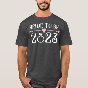 T-shirt Future Mariée 2023 Bague de Fiançailles Future Mar