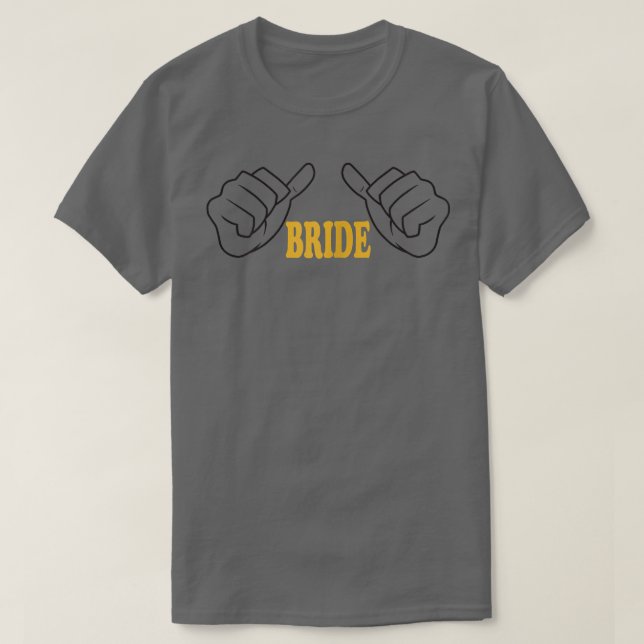 T-shirt Future mariée, équipe de la mariée, mariée, jeune  (Design devant)