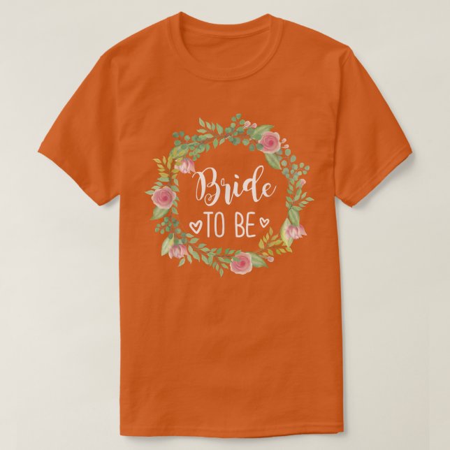 T-shirt future mariée, équipe de la mariée, mariée, jeune  (Design devant)