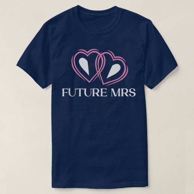 T-shirt Future Mme Fête de mariage de la future mariée  (Design devant)