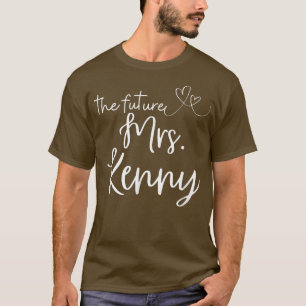 T-shirt Future Mme Kenny Futur Mariée Fiancée Épouse Nous