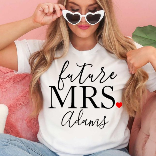 T-shirt Future Mrs Bride, Fiance, Bachelorette Party Gift (Créateur téléchargé)