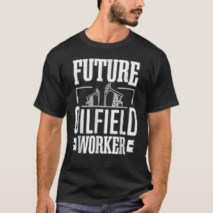 T-shirt Future Oilfield Worldwide - Oil Rig Kid Oil Indust
