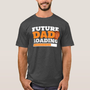 T-shirt Future Papa Chargement du Baby shower de basket-ba