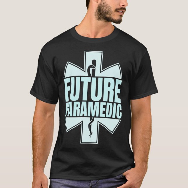 T-shirt Future Paramedic First Aid EMT Medical Medicine EM (Devant)