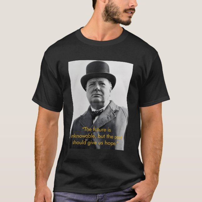 T-shirt Future, Past Churchill (Devant)