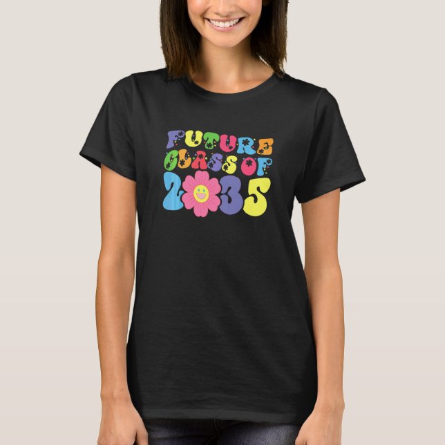 T-shirt Future Promotion De 2035 Promotion De Diplômés 203 (Devant)