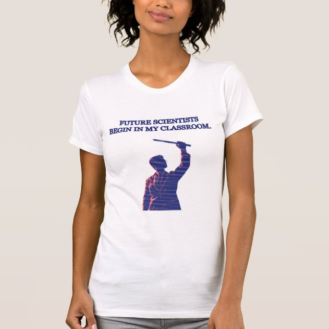 T-shirt Future Scientists Classroom Educator STEM Design (Devant)