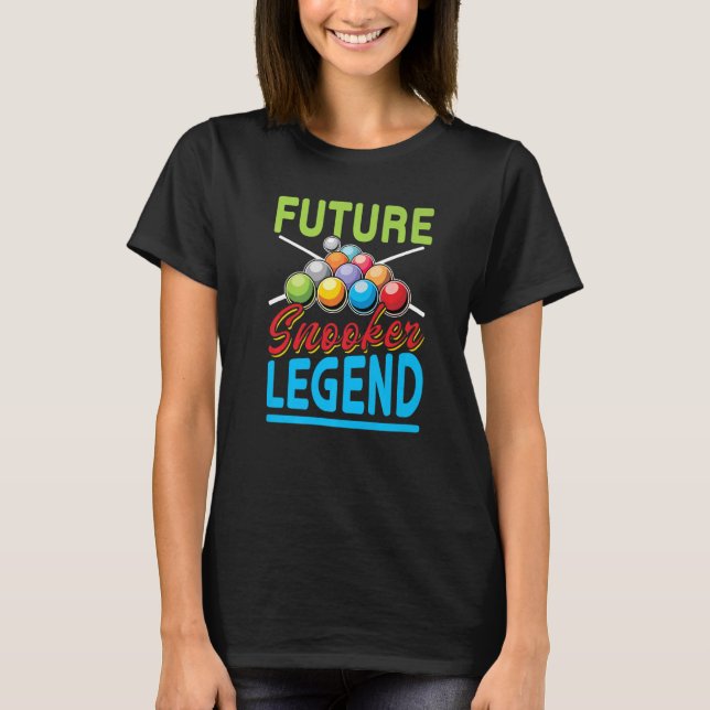 T-shirt Future Snooker Legend pour Snooker et Billiards Pl (Devant)