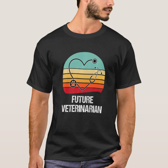 T-shirt Future Veterinarian Veterinarian Veterinary Techni (Devant)