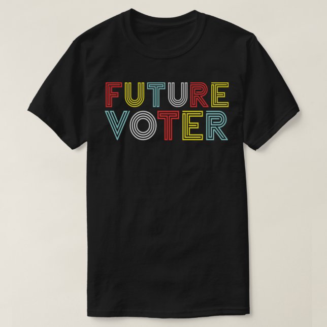 T-shirt Future Voter Democracy Patriotic Elections Politic (Design devant)