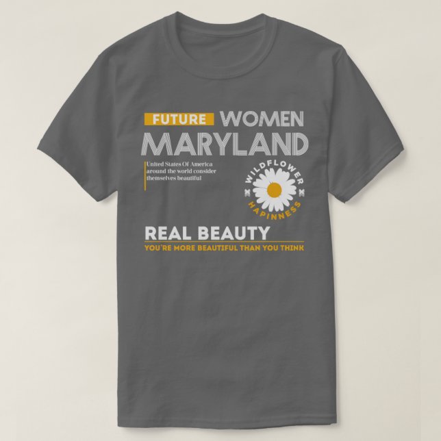 T-shirt future women maryland  (Design devant)