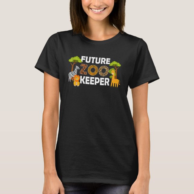 T-shirt Future Zoo Keeper Safari Trip Zoo Keeper Adventure (Devant)