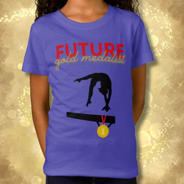 T-Shirt Futures médaillées d'or Gymnastique (Créateur téléchargé)