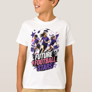 T-shirt Futures Stars du Football Féminin Inspirant