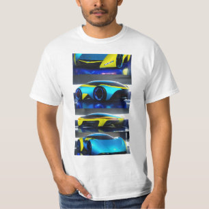 T-shirt Futurismo Drive : Ultra Sci-Fi Car Unleashed
