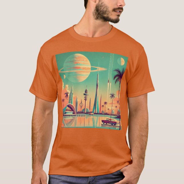 T-shirt Futuriste Atomique Nouveau Floride (Devant)