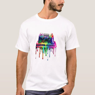 T-shirt Futuriste Gamer Tee, Conception de la goutte de co