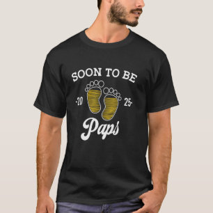 T-shirt Futurs Parents 2025 Empreinte de Bébé en Attente