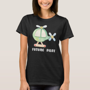 T-shirt Futurs Pilotes Garçons Filles Jeunes Enfants Hélic
