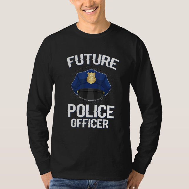 T-shirt Futurs policiers policiers (Devant)