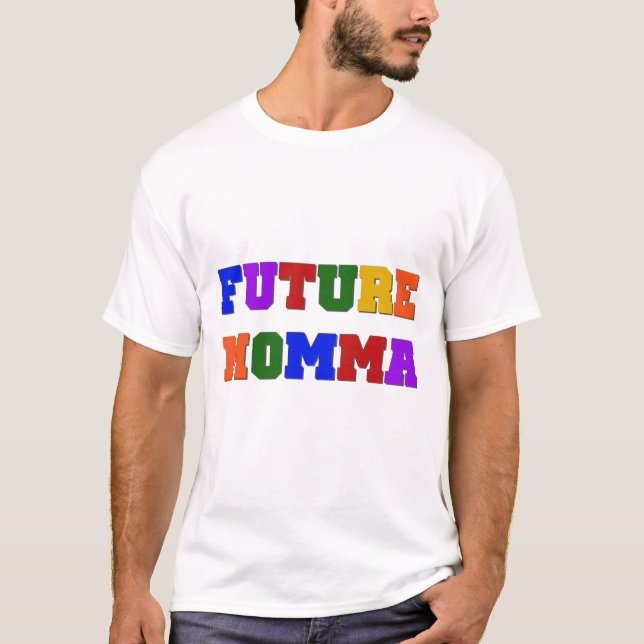T-shirt Futurs tee-shirts et cadeaux Momma (Devant)