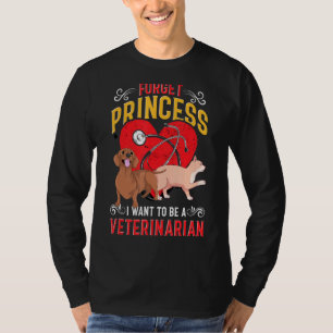 T-shirt Futurs vétérinaires Animaux Filles Femmes Vet Tech