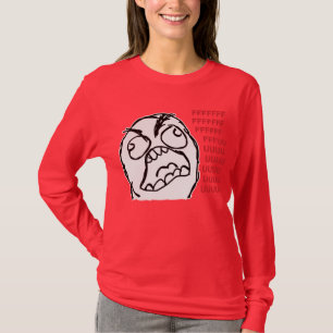 T-shirt Fuuuu de fuuu de type de rage