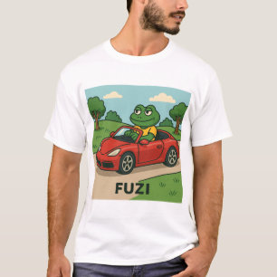 T-shirt FUZI - Roadtrip King Grenouille cool dans une co