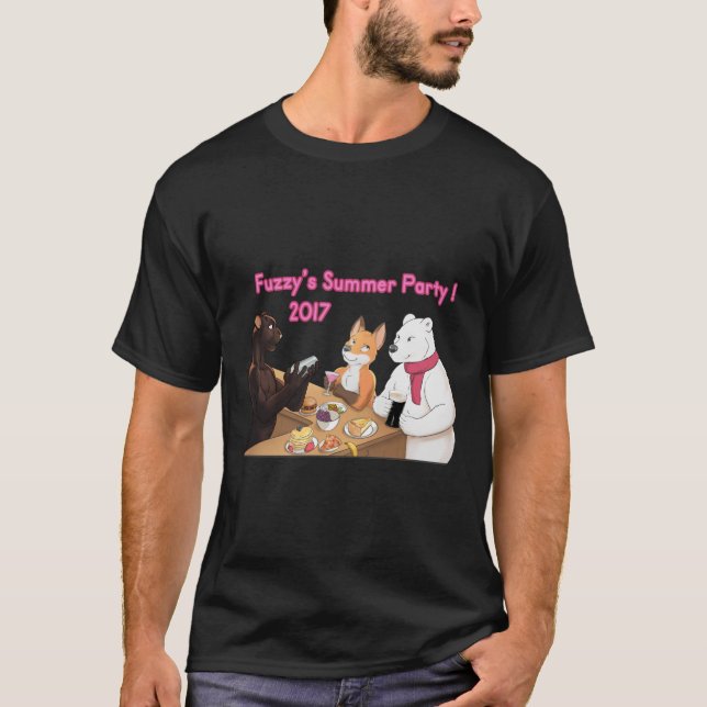 T-shirt Fuzzy's Party, Summer 2017! Tee Shirt (Devant)