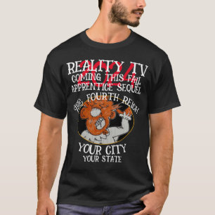 T-SHIRT FW HG SL RÉALITÉ TV QUATRIÈME REICH CHUTE TRUMP