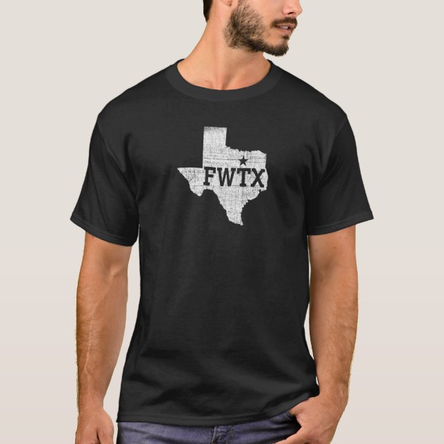 T-shirt FWTX Fort Worth TX Premium_2 (Devant)