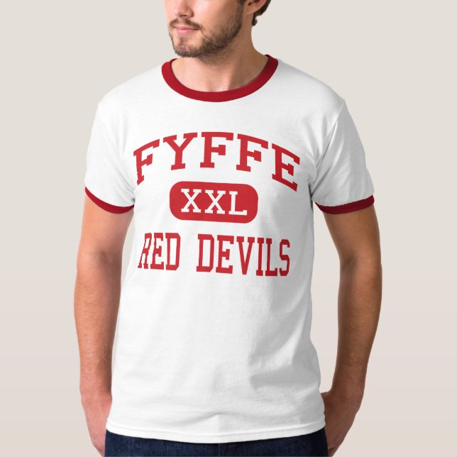 T-shirt Fyffe - diables rouges - lycée - Fyffe Alabama (Devant)