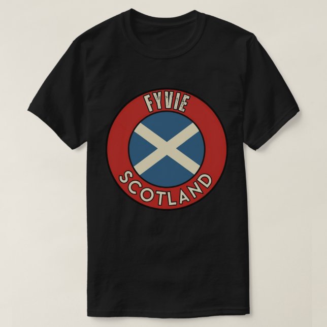 T-shirt Fyvie, Écosse (Design devant)
