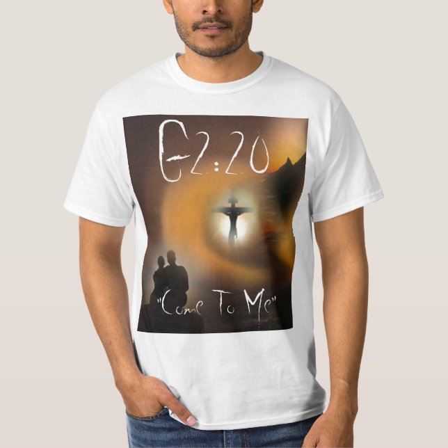T-shirt G2 : 20, "viennent à moi " (Devant)