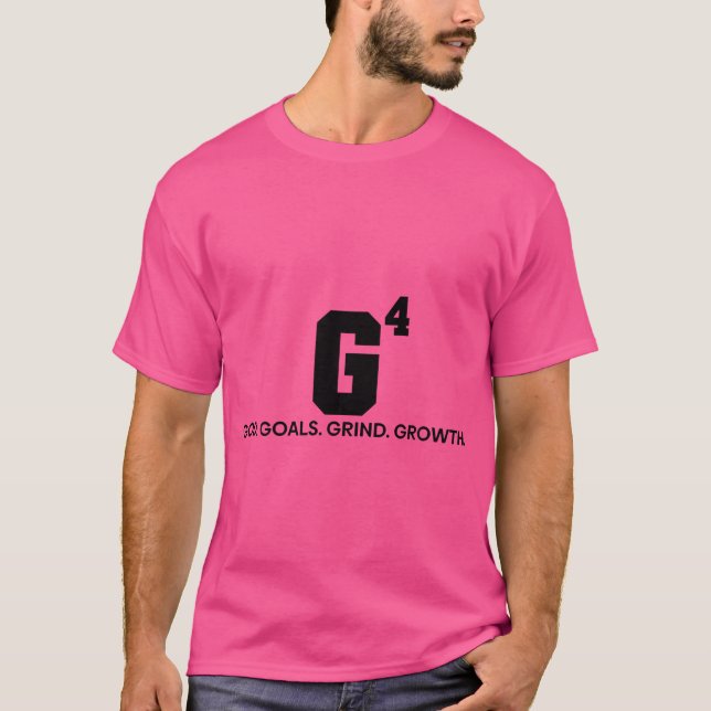 T-shirt G4 Dieu Objectifs Grind Growth Funky Christian (Devant)