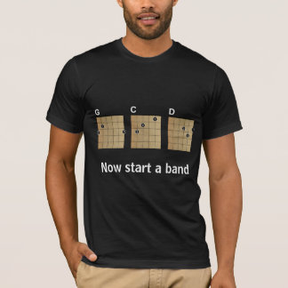 T-shirt G C D… commencent maintenant une bande