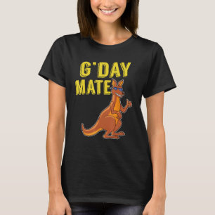 T-shirt G Day Mate GDay Australien Kangaroo Aussie