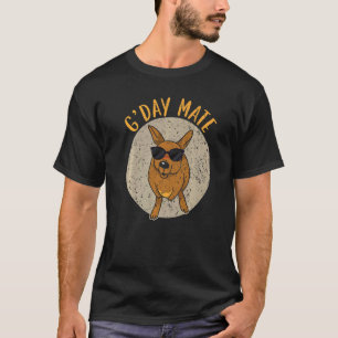 T-shirt G Day Mate Kangaroo Animaux sauvages Australie 1