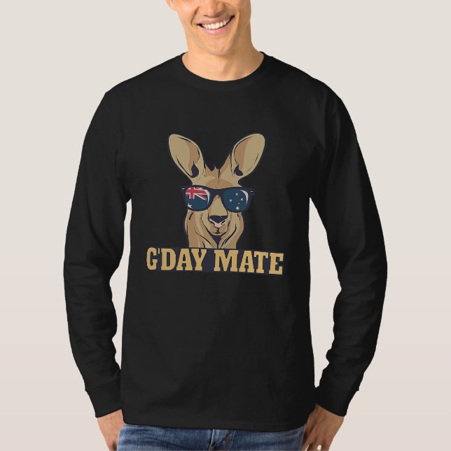 T-shirt G-Day Mate Kangaroo Aussie Australie Roo G-Day Mat (Devant)