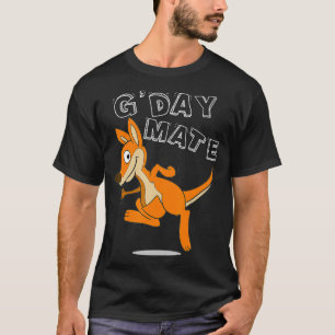 T-shirt G Day Mate Kangaroo Australie Souveni Aussie Bonjo