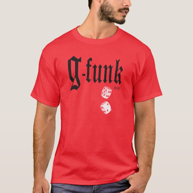 T-shirt G Dés de roulage de funk (Devant)