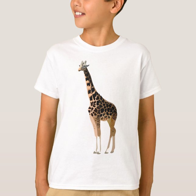 T-shirt G est pour Giraffe (Devant)