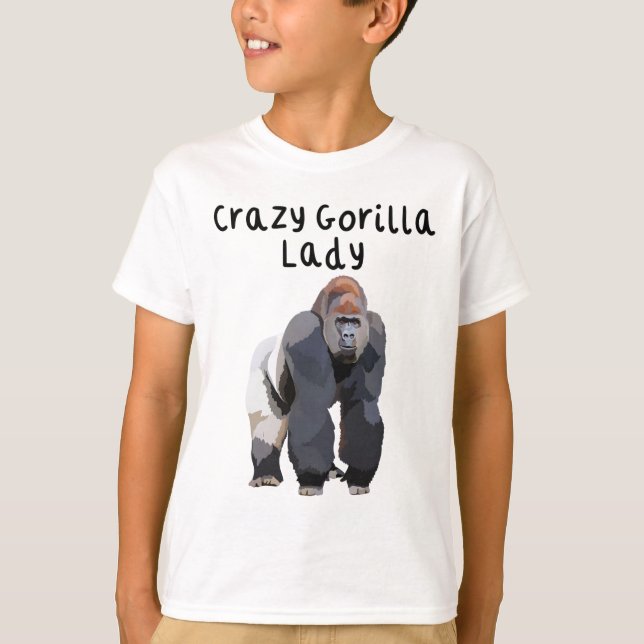 T-shirt G est pour Gorilla (Devant)